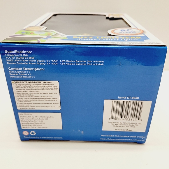 BUZZ LIGHTYEAR Toy Story 4 Remote Control Figure New in Box - Picture 6 of 13